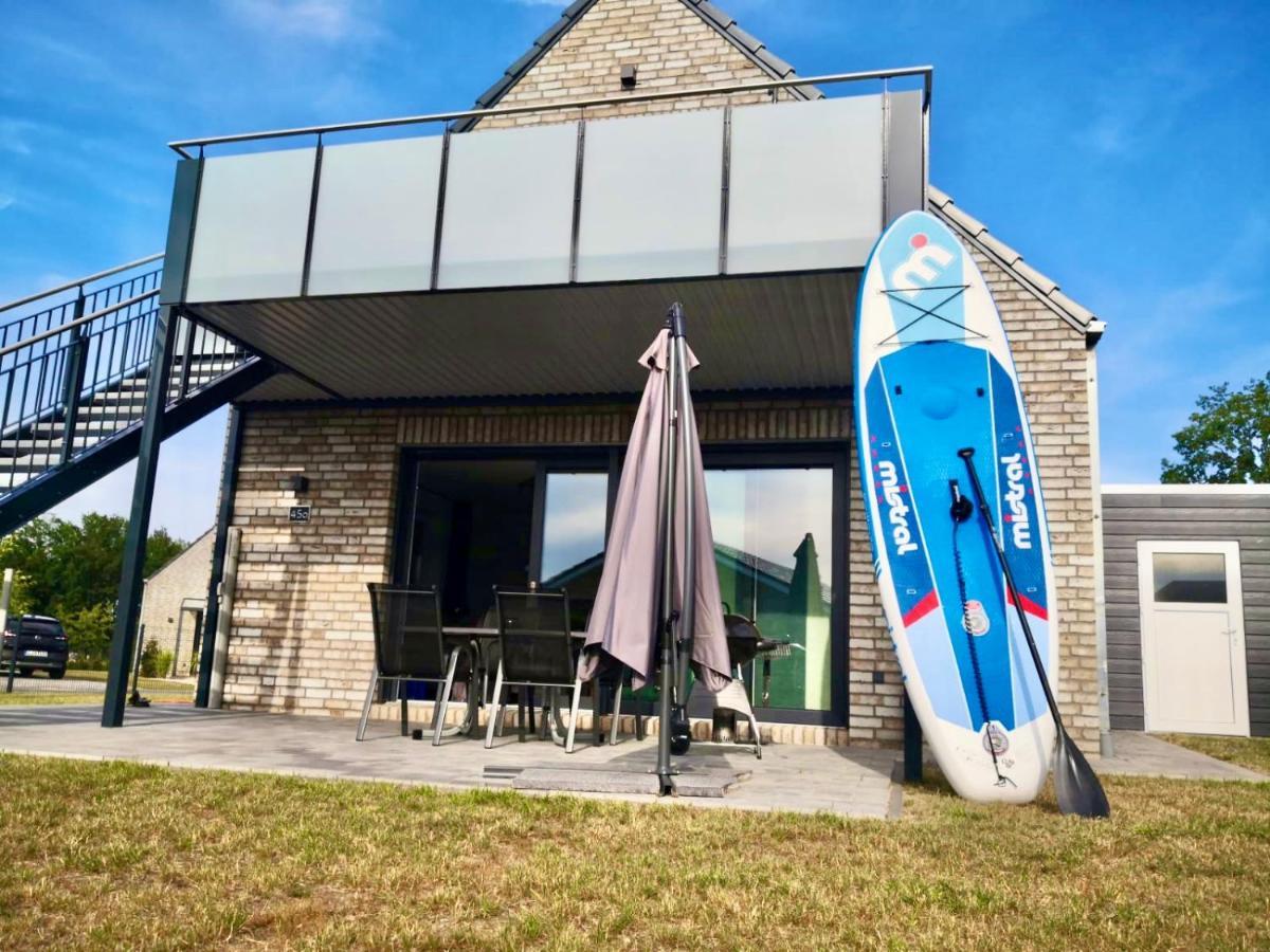 Вилла Ferienhaus Panoramadeck Am Harkebruegger See Mit Sauna Und Kamin Barssel  Экстерьер фото